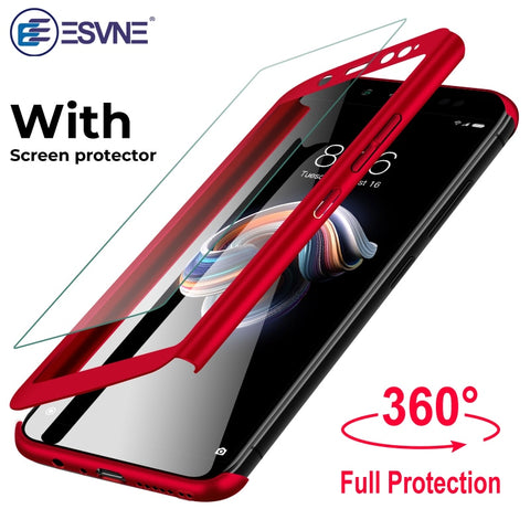 360 Full Cover Protective Phone Case  Glass