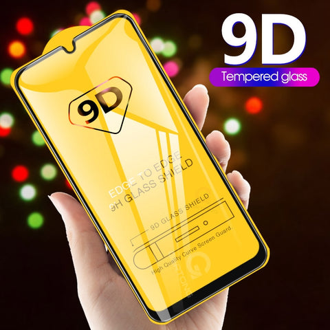 9D Curved Tempered Glass on the For Samsung Galaxy A30 A50 A10  For Samsung M10 M20 M30