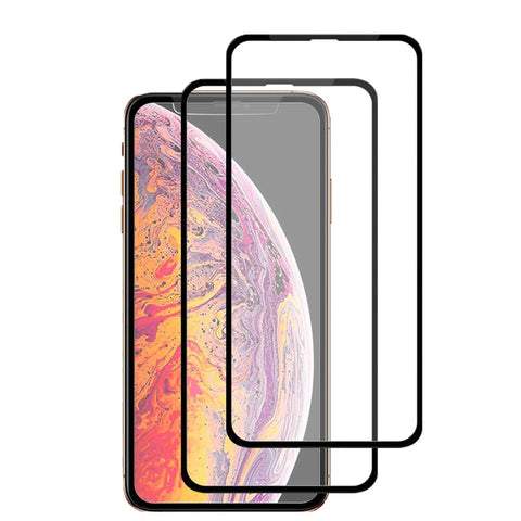 2 Pcs For iPhone XS MAX XR X Screen Protector Glass iPhone 7 8 Plus  iPhone 5 5s 6 Tempered Glass Full Cover