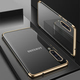 Cases For Samsung Galaxy A30 A50 A10 A20 A70 M10 M20 M30 Case Plating TPU Soft Silicone Armor Transparent Back Cover Phone case