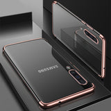 Cases For Samsung Galaxy A30 A50 A10 A20 A70 M10 M20 M30 Case Plating TPU Soft Silicone Armor Transparent Back Cover Phone case